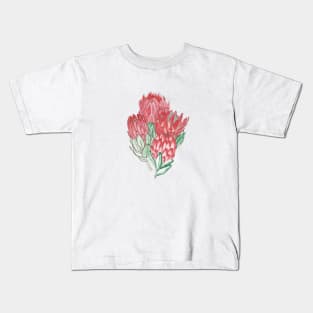 A Bunch of Flowers Created With Watercolours Kids T-Shirt